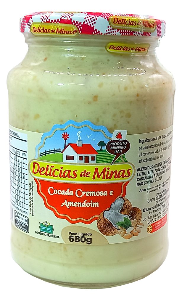Cocada Cremosa com Amendoim 680g