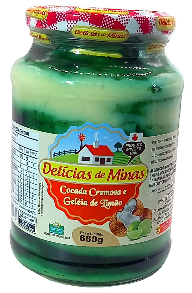 Cocada Cremosa com Limão 680g
