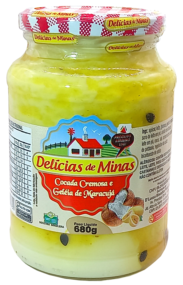 Cocada Cremosa com Maracuja 680g