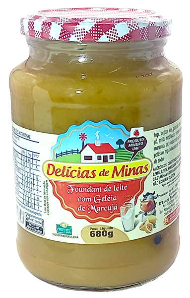 Doce Pastoso com Leite e Geléia de Abacaxi 680g