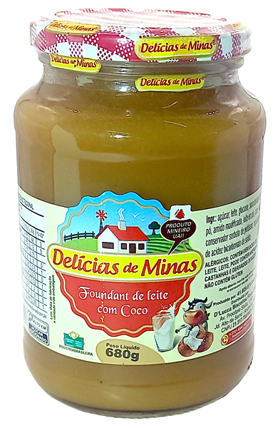 Doce Pastoso com Leite e Coco 680g