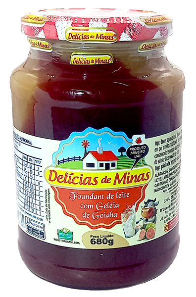 Doce Pastoso com Leite e Goiabada 680g