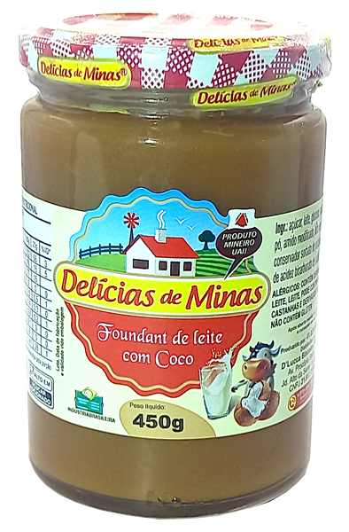 Doce Pastoso com Leite e Coco 450g
