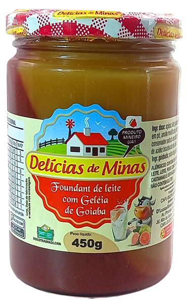Doce Pastoso com Leite e Goiabada 450g