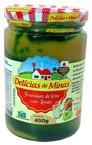 Doce Pastoso com Leite e Geléia de Limão 450g