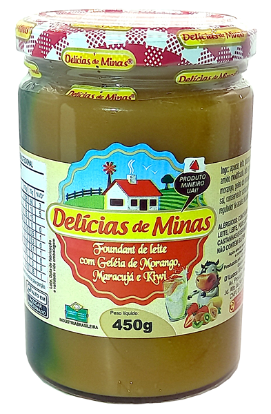 Doce Pastoso com Leite e Geléia Colorida 450g