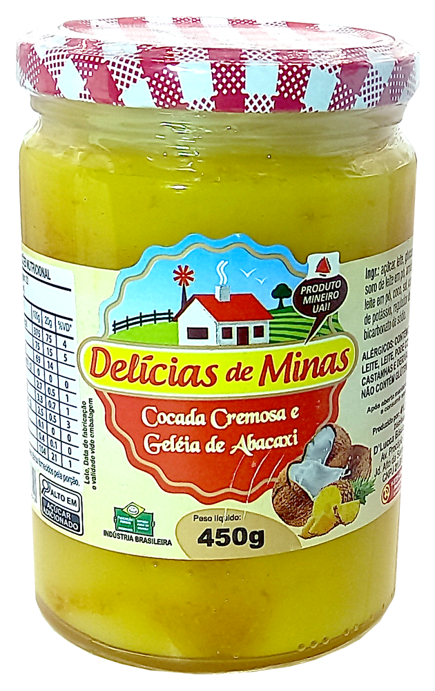 Cocada Cremosa com Abacaxi 450g