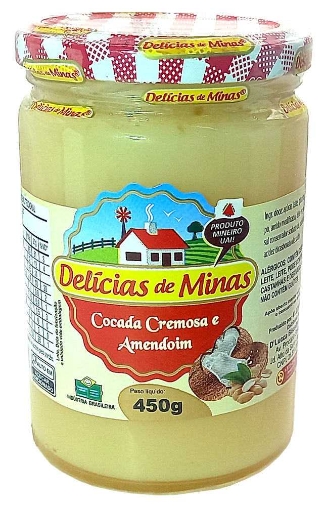 Cocada Cremosa com Amendoim 450g
