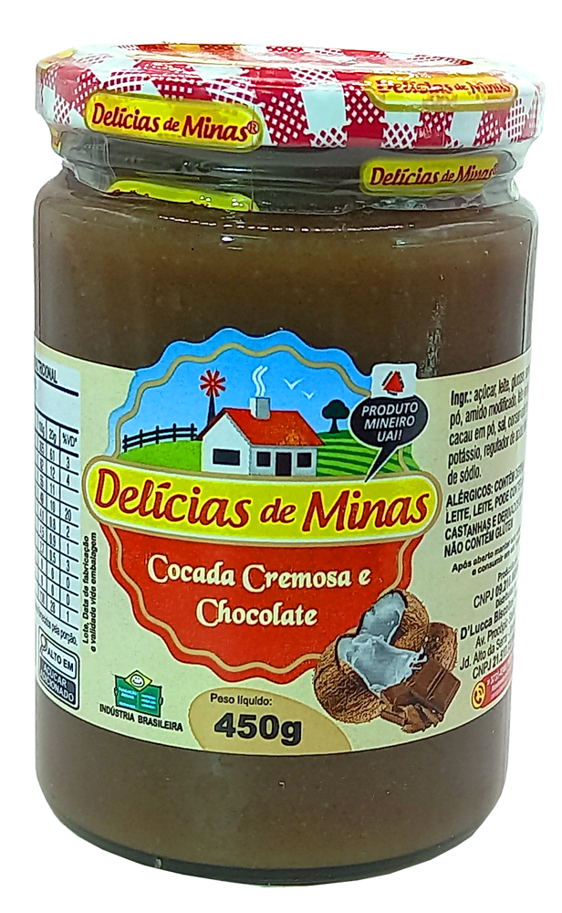 Cocada Cremosa com Chocolate 450g