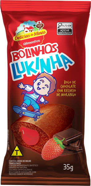Bolinho Chocolate com Morango