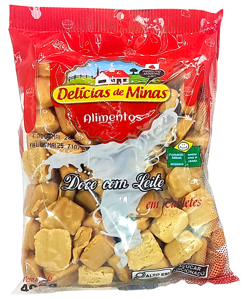 Cubinho de Doce de Leite