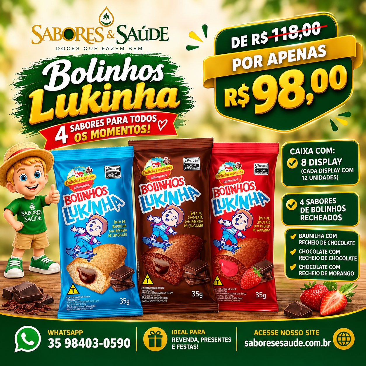 Mix Bolinho diversos